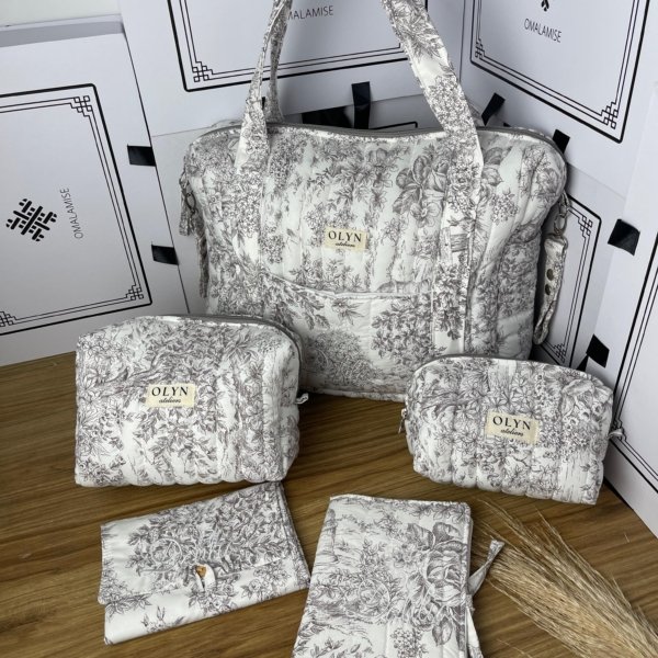 Sac Weekender Toile de Jouy