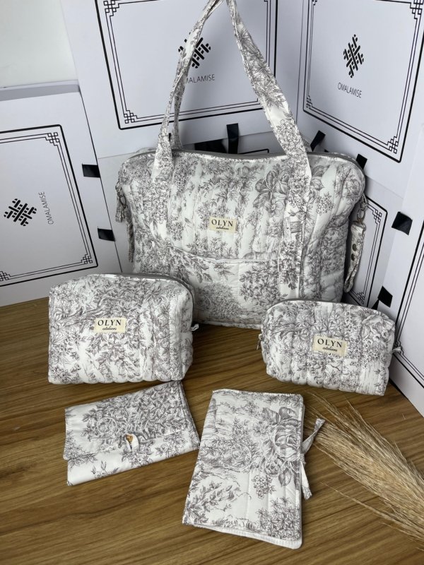 Sac Weekender Toile de Jouy