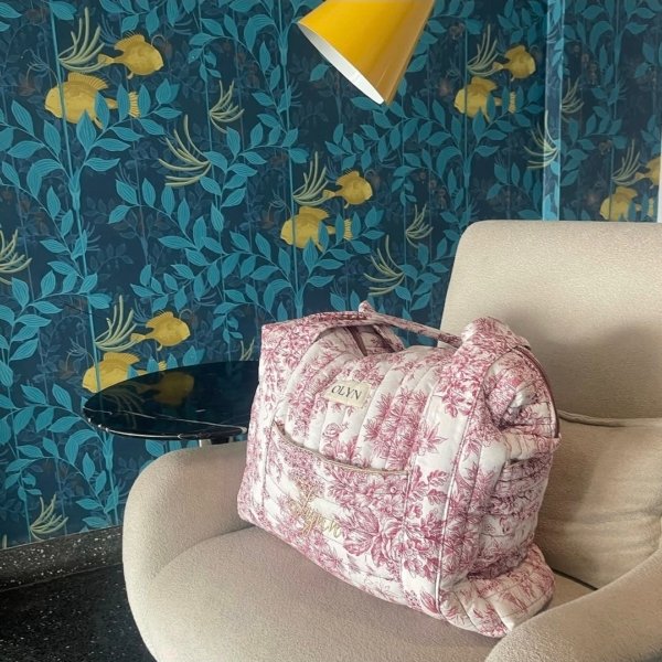 Sac Weekender Toile de Jouy