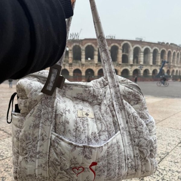 Sac Weekender Toile de Jouy
