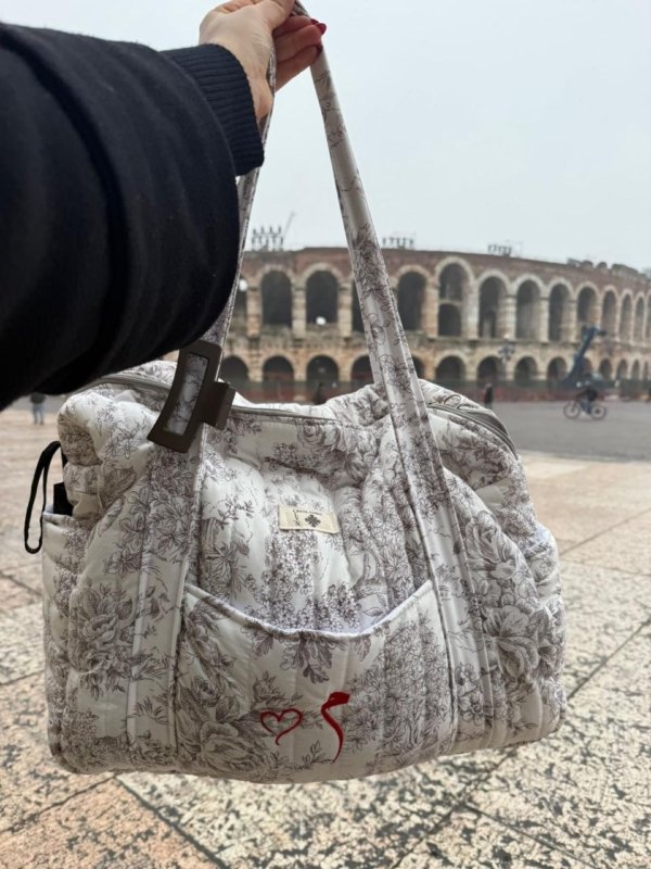 Sac Weekender Toile de Jouy
