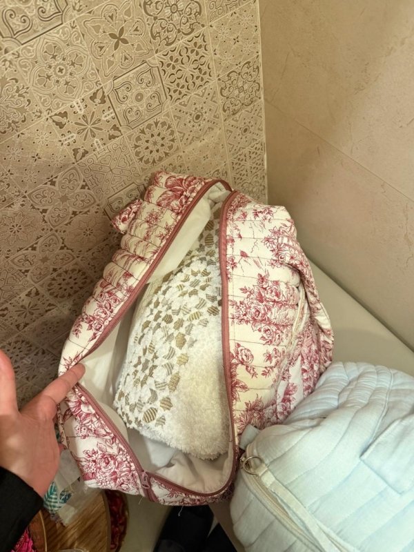 Sac Weekender Toile de Jouy