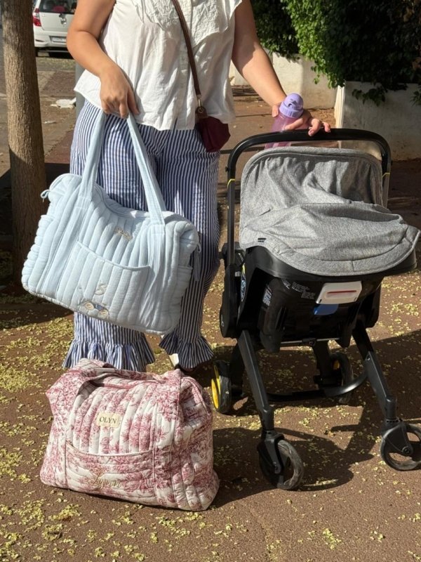 Sac Weekender Toile de Jouy