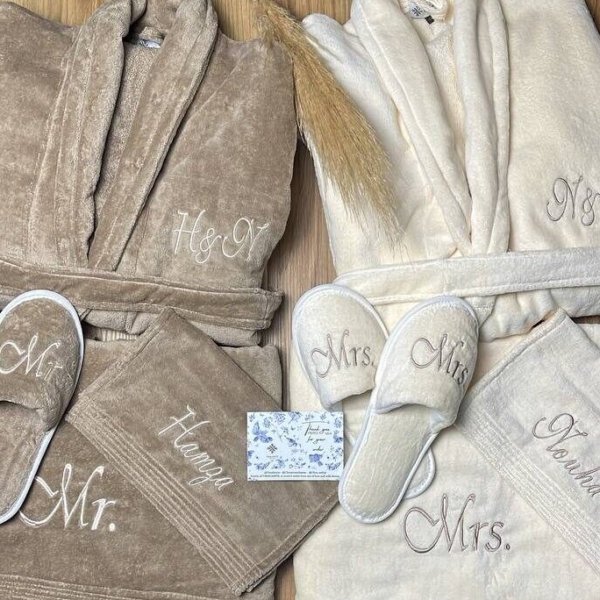Pack duo Peignoir couple