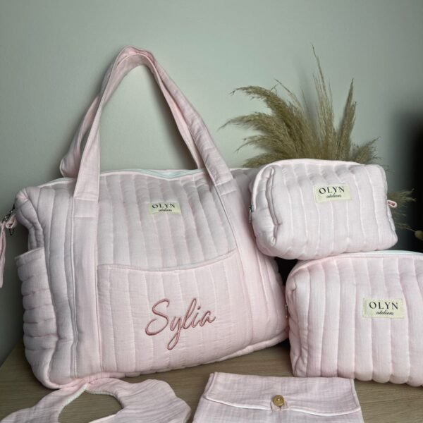 Sac Weekender gaze de coton