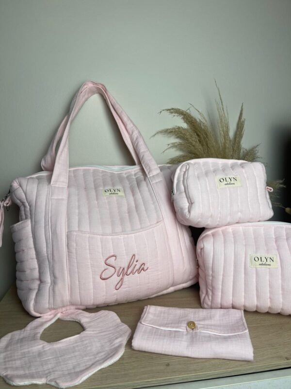 Sac Weekender gaze de coton