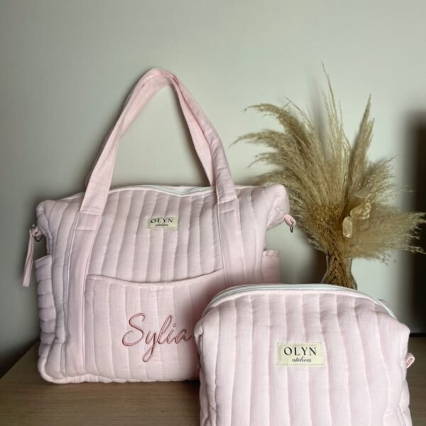 Sac Weekender gaze de coton