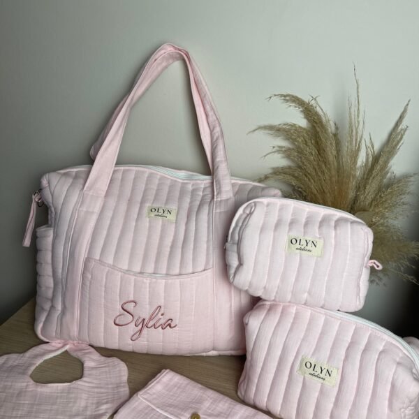 Sac Weekender gaze de coton