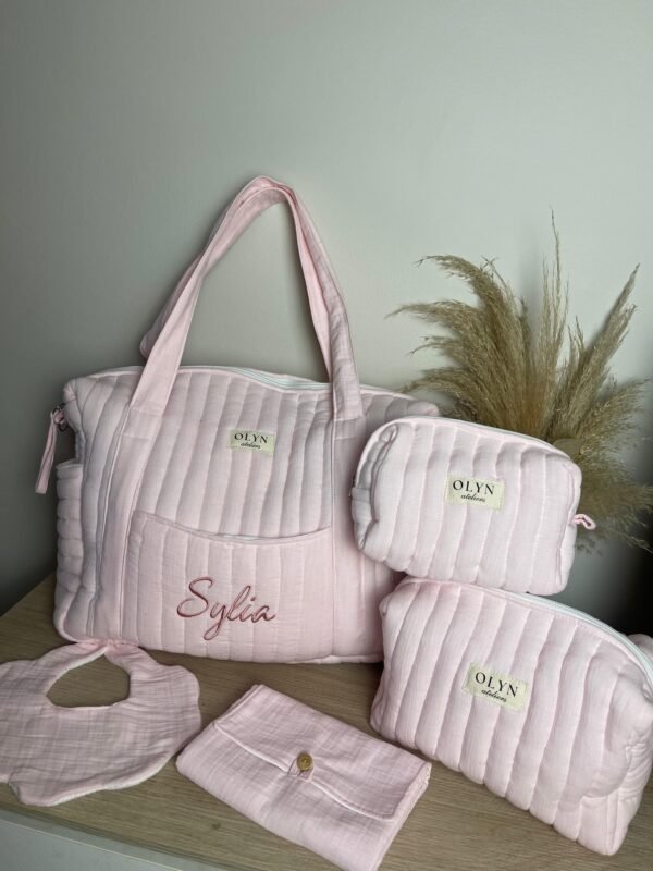 Sac Weekender gaze de coton