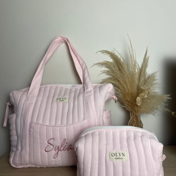 Sac Weekender gaze de coton