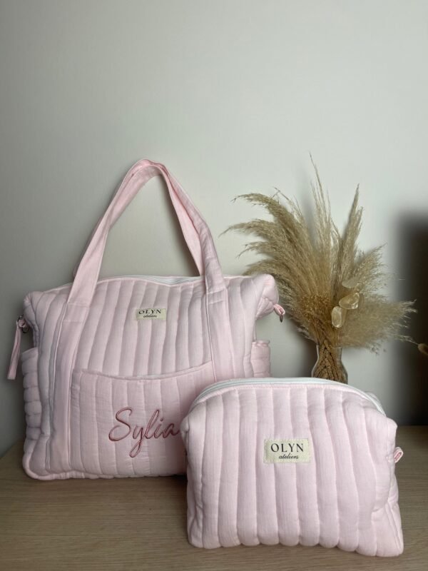 Sac Weekender gaze de coton