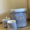 Panier de rangement Vichy