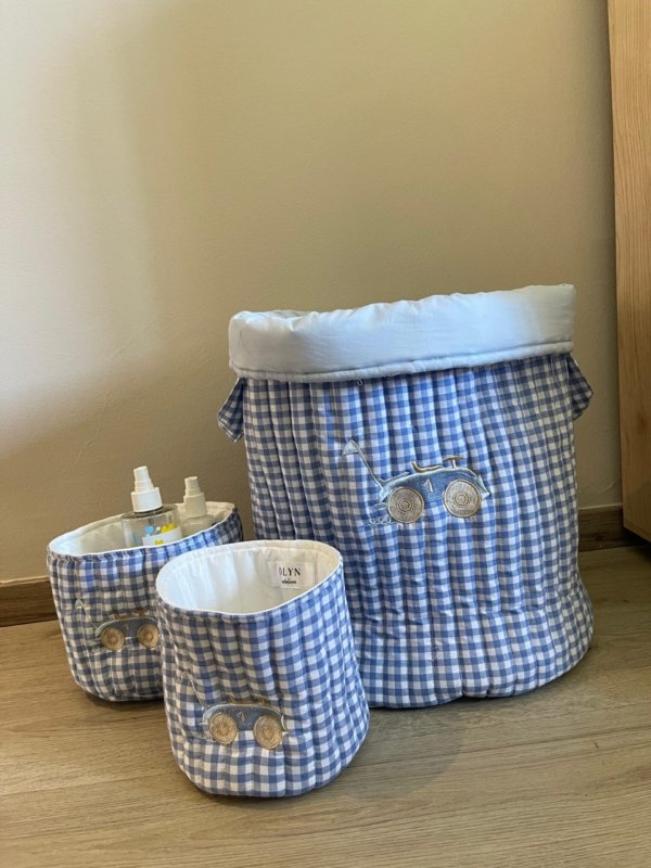 Panier de rangement Vichy