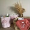 Panier de rangement Vichy