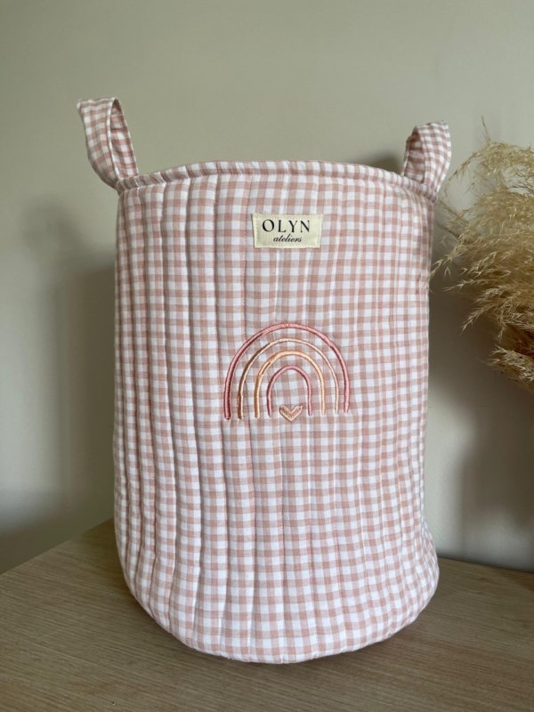 Panier de rangement Vichy