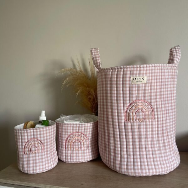 Panier de rangement Vichy