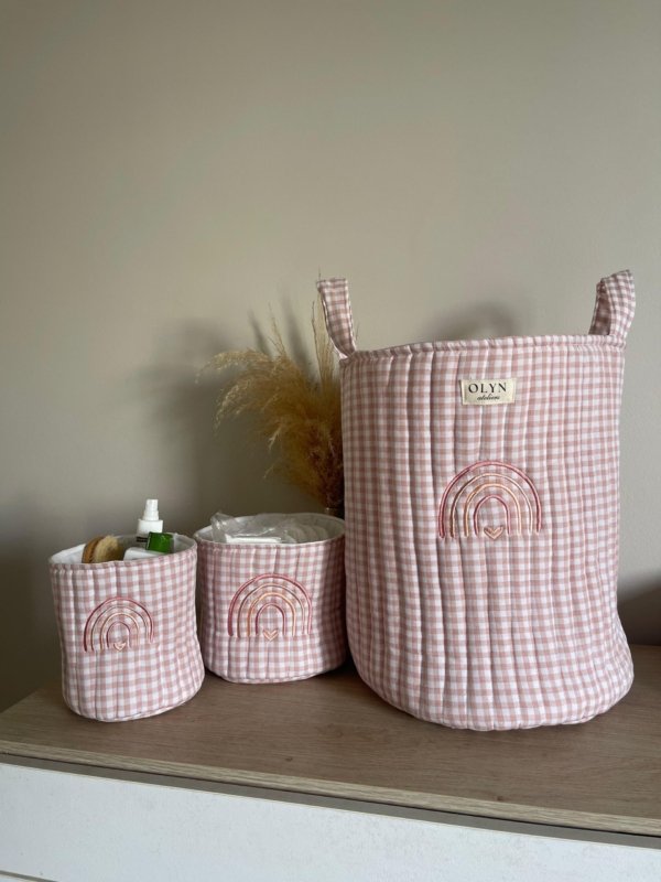 Panier de rangement Vichy