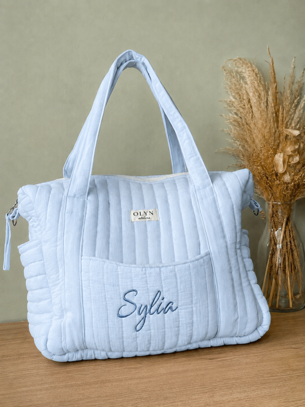 Sac Weekender gaze de coton