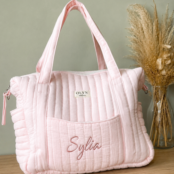 Sac Weekender gaze de coton