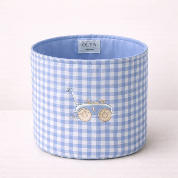 Panier de rangement Moyen Vichy