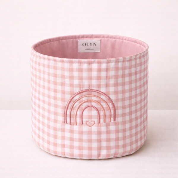 Panier de rangement Moyen Vichy