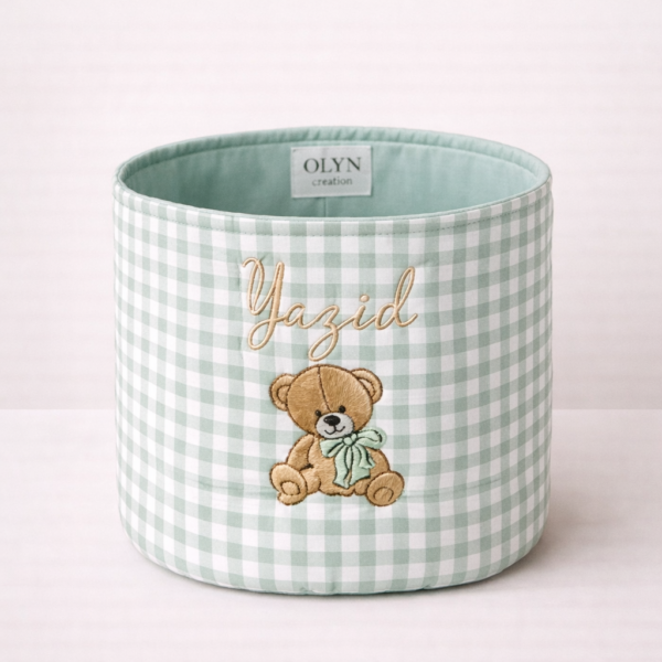 Panier de rangement Moyen Vichy